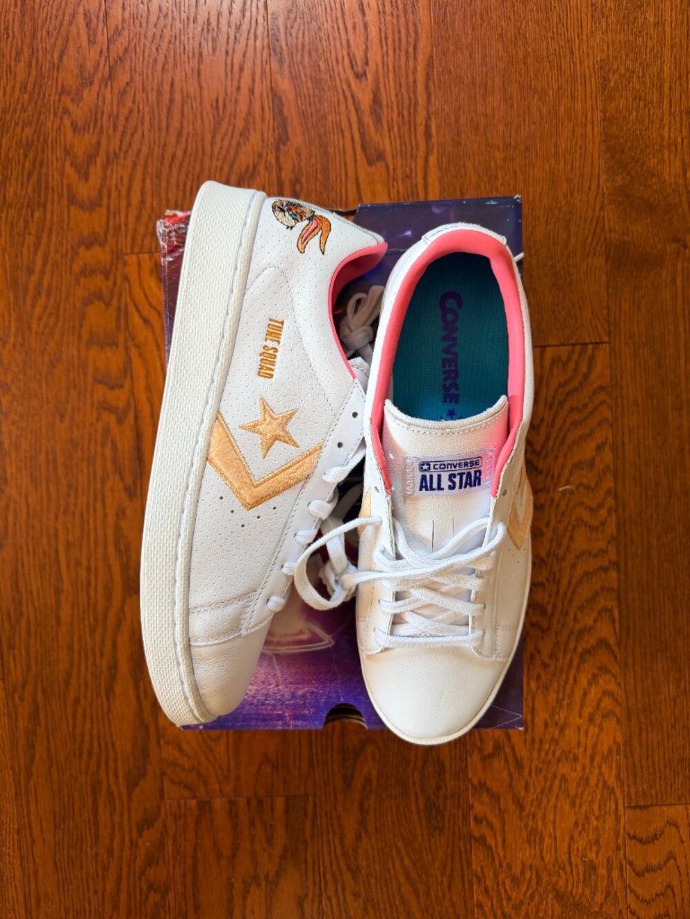 Converse x Space Jam Pro Leather Lola 172481C Women’s 11.5 Men's 10, New In Box - Picture 7 of 7